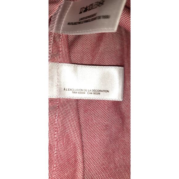 Ohio State Womens Oxford Shirt CUTTER & BUCK XL Button Up RED CHECKER Buckeyes - Picture 13 of 16